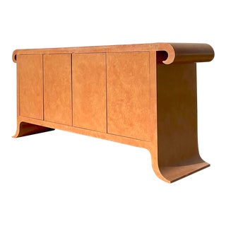 1980s Vintage Boho Allesandra for Baker Ming Credenza For Sale