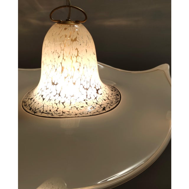 White Murano Glass Pendant from La Murrina, 1980s For Sale - Image 15 of 18