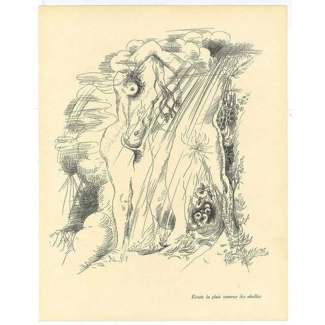 Surrealist Studio is an original collotype print realized after André Masson. The artwork is in good conditions, no...