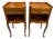 Louis XV Style Bedside Tables with Drawers and Niches, 1950s, Set of 2 For Sale