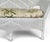 White Vintage Palm Beach Regency White Wicker Camelback Settee Loveseat For Sale - Image 8 of 18