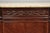 Wood Antique French Louis XVI Maison Jansen Style Mahogany Marble Top Dresser Commode For Sale - Image 7 of 16