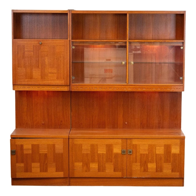 Mid-Century Wall Unit Cabinet by Nils Jonsson for Troeds For Sale