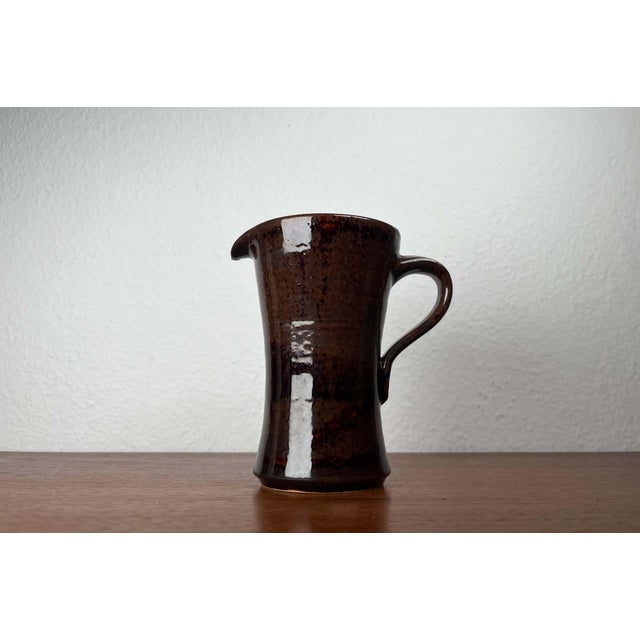 Mid-Century Modern German Studio Pottery Carafe Vase from Till Sudeck, 1960s For Sale - Image 9 of 16