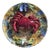 Large Majolica Earthenware Platter with Crab Decoration from Vallauris, 1950 For Sale