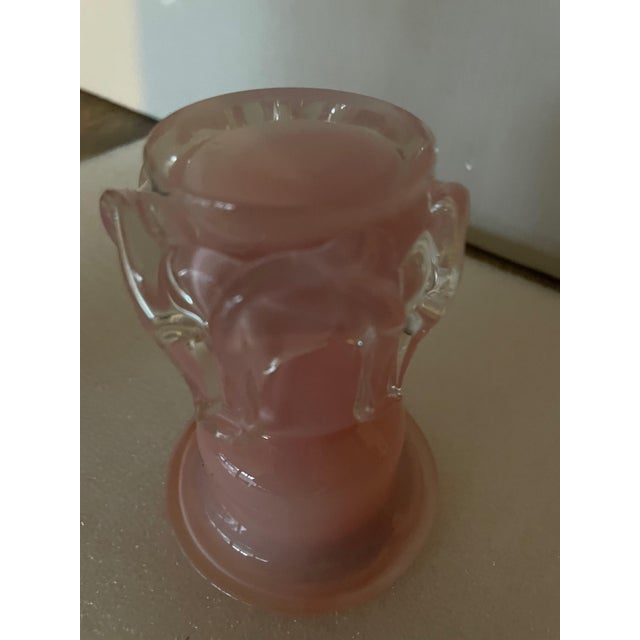 Vintage Vases in Glass, 1970s, Set of 3 For Sale - Image 9 of 10