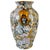 Mid 20th Century Macau Enameled Gold-Ground Lotus & Peony Vase / Lamp Base For Sale - Image 4 of 8