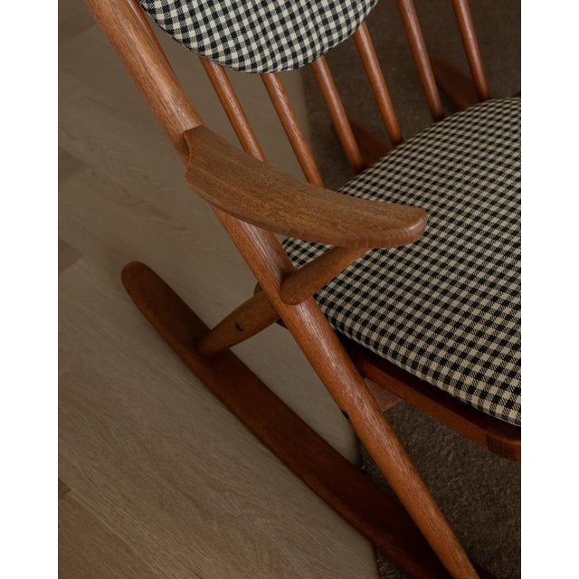 Vintage Danish Teak Rocking Chairs by Frank Reenskaug for Bramin, 1950s, Set of 2 For Sale - Image 17 of 18