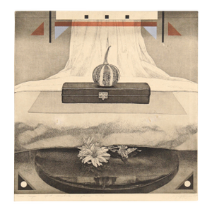 "Dark Box" Drypoint Etching With Aquatint (No. 10/20) by Benjamin Vasserman