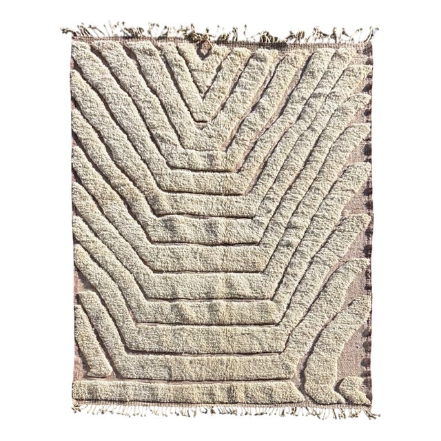 Moroccan Beni Ouarain Wool Rug, 1990 For Sale