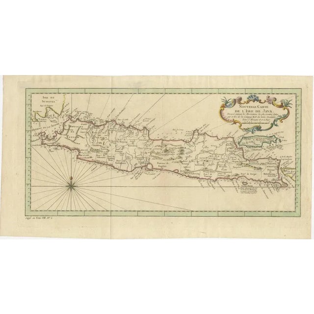 Antique Map of Java Indonesia, 1750 For Sale - Image 10 of 10