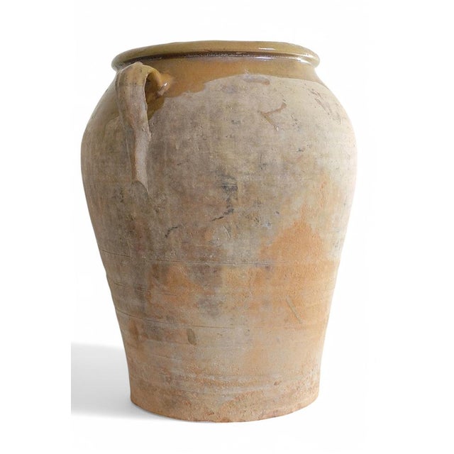 Antique Spanish Terracotta Olive Oil Jar with Patina, 1890s For Sale - Image 6 of 18