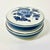Hollywood Regency 1940s Vintage Hollywood Regency Boho Chic Delft Hand Painted Covered Trinket Box For Sale - Image 3 of 13