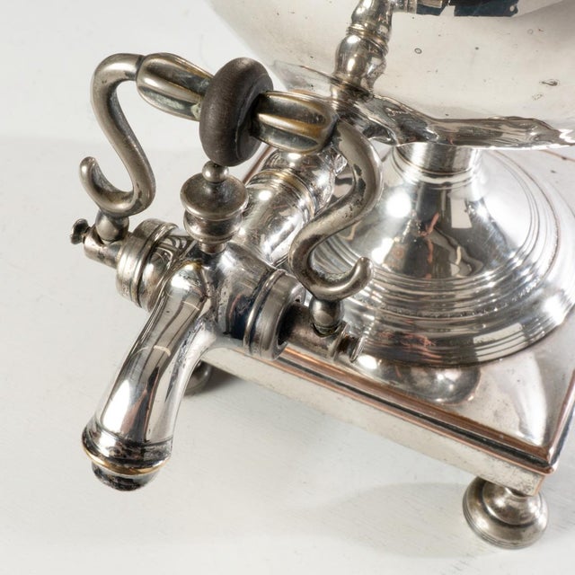 Silver Silverplate Hot Water Urn For Sale - Image 8 of 12