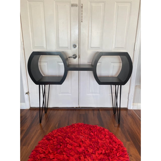 Mid Century Modern Side Board/Credenza With Atomic Hairpin Legs For Sale - Image 9 of 9