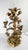 We are selling this great 19th Century Brass floral sculpture that has been electrified. This simple brass sculpture with...