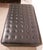 Black Mid 20th Century Tufted Large Black Leather Ottoman For Sale - Image 8 of 8