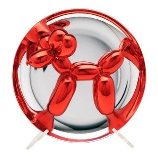 Jeff Koons, Balloon Dog (Red), Porcelain Sculpture, 1995 For Sale