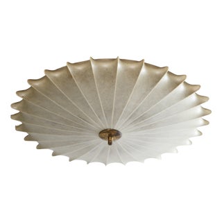 Goldkant Cocoon Ceiling Light by Friedel Wauer for Goldkant Leuchten, 1960s For Sale