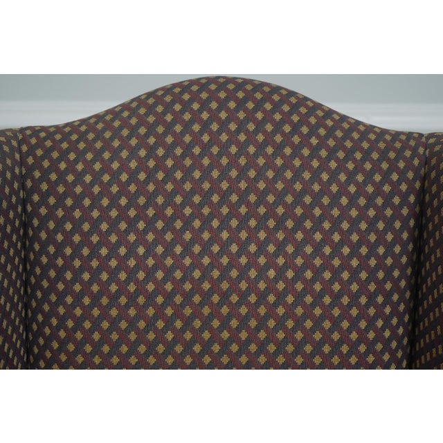 1960s Kittinger Biggs Queen Anne Mahogany Wing Chair For Sale - Image 5 of 18