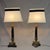 Vintage French Empire Neoclassical Style Marble and Gilt Bronze Table Lamps - Pair For Sale - Image 14 of 16