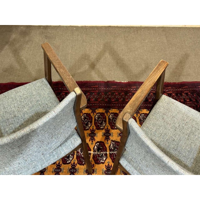 English Teak Armchairs, 1970s, Set of 2 For Sale - Image 11 of 15