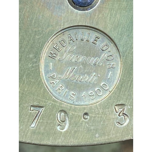 Wood Antique French Louis XVI Style Wall Clock For Sale - Image 7 of 10