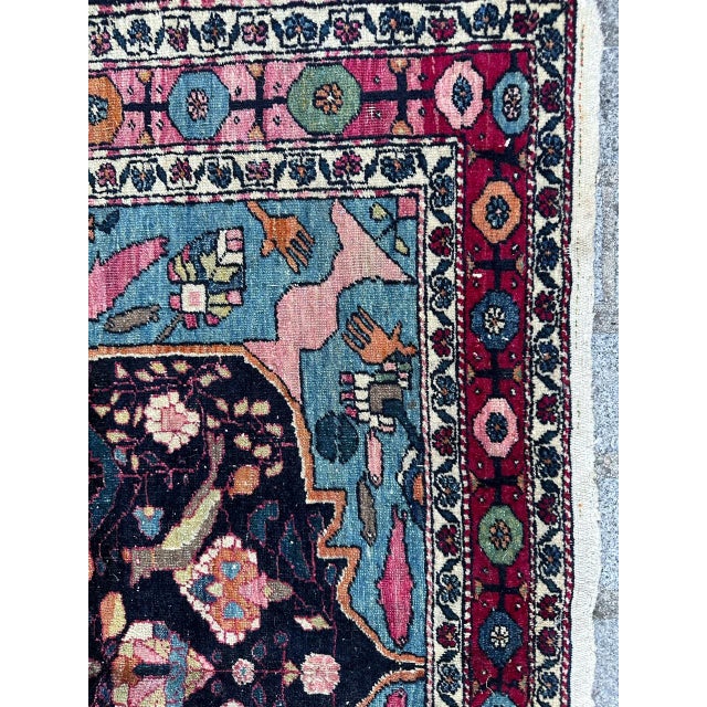 Antique Najaf Abad Rug, 1890s For Sale - Image 15 of 18