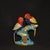 Traditional Vintage Cloisonne Enamel Bird Pair Figurine – 8.3" Two Lovebirds on Branch For Sale - Image 3 of 8