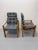 Vintage Danish Modern High-Back Lounge Chairs, Pair, C. 1970s For Sale - Image 4 of 13