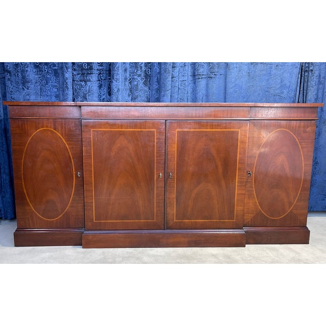 1990s Baker Historic Charleston Adaptation Sideboard For Sale - Image 14 of 14
