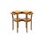 Copper Oriental Two Tier Double Rhombus Light Brown Side Table Stand For Sale - Image 8 of 10