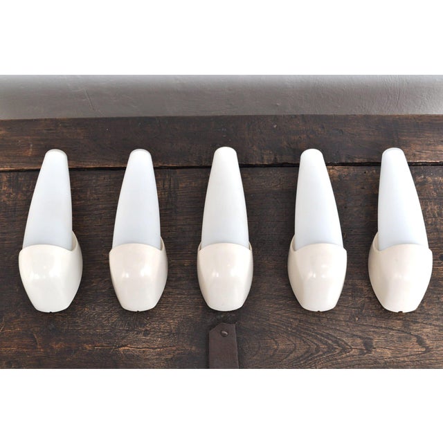 Vintage Bakelite Wall Light in Milk Glass from Bo-Niko, 1960s For Sale - Image 4 of 10