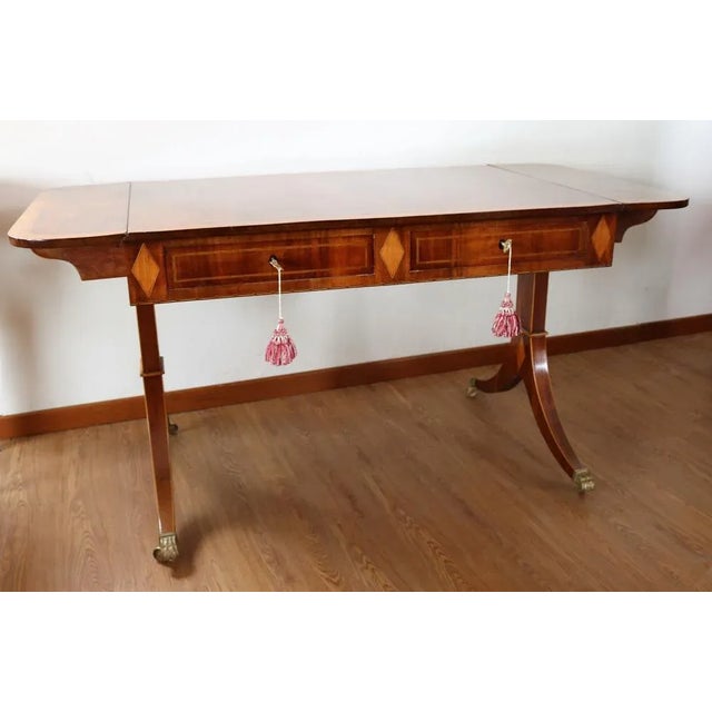 Brown Mahogany Coffee Table, 1800s For Sale - Image 8 of 11