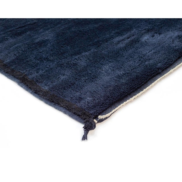 Textile Hand-Knotted Wool Rug by Azele Studio For Sale - Image 7 of 9