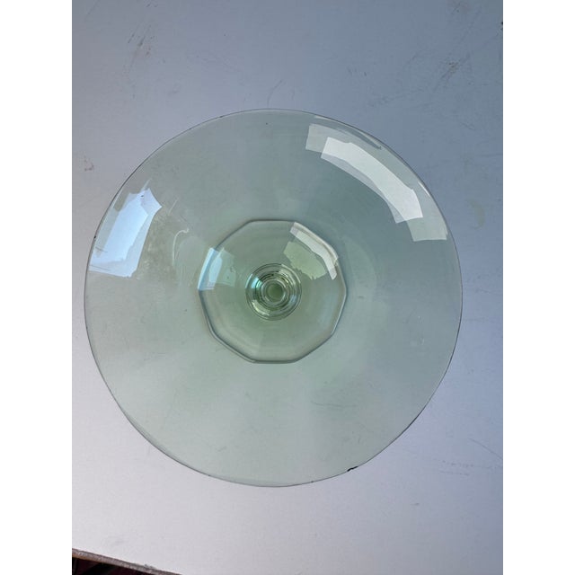 1950s Green Glass Dessert Cups, Set of 10 For Sale In San Francisco - Image 6 of 10