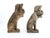 Matched Pair of Composite Stone Dogs With Fruit Baskets, England Mid 20th C. For Sale - Image 4 of 13