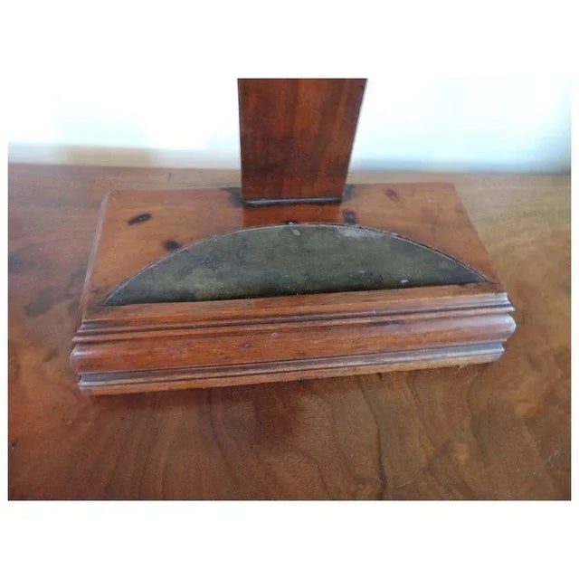 Antique Early 19th Century English Regency Mahogany Easel Display Stand for a Platter or Tray For Sale In New York - Image 6 of 10