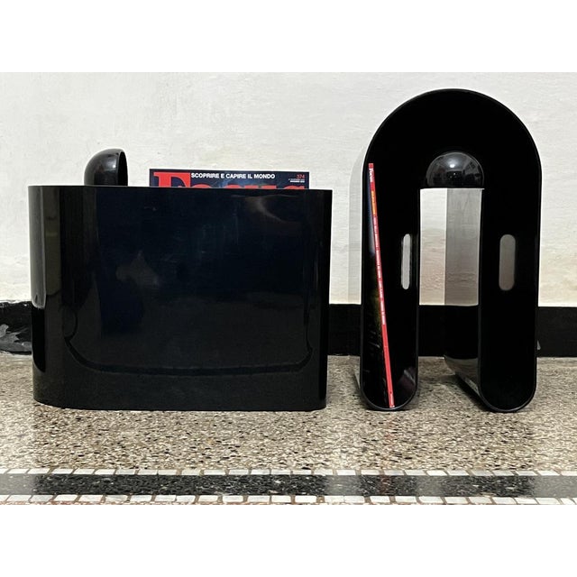 Magazine Racks by Rodolfo Bonetto for Bilumen, 1968, Set of 2 For Sale - Image 6 of 10