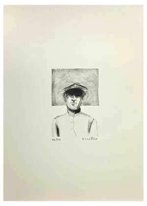 Enotrio Pugliese, Soldier, 1970s, Etching