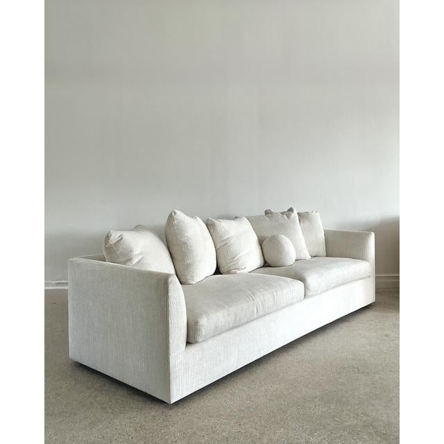 Contemporary Vintage Kreiss Loose Cushion Sofa For Sale - Image 3 of 12