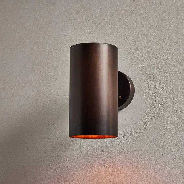 Hans-Agne Jakobsson C627/110 'Rulle' Brown Patinated Outdoor Sconce For Sale - Image 11 of 12
