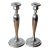 Pair of 1940s W B Manufacturing Co. #2220 Traditional Candlesticks For Sale
