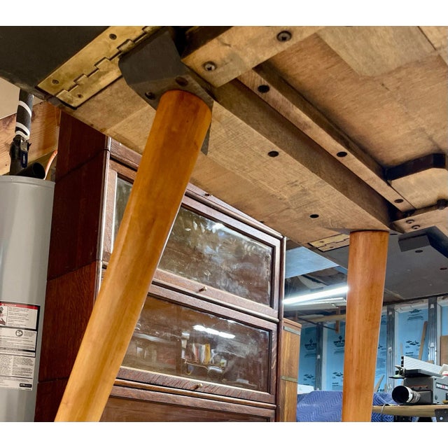 Paul McCobb Attributed Midcentury Maple Drop Leaf Table For Sale - Image 10 of 12