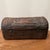 Wood Antique Carved Wood Jewelry Letters Keepsake Box With Letters and Fish Carving For Sale - Image 7 of 12
