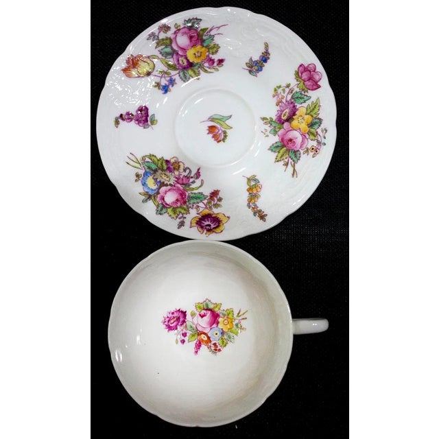 1920s 1920s Coalport Sevres Group English Porcelain China - Set of 16 For Sale - Image 5 of 9