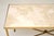 Vintage French Brass and Marble Coffee Table, 1960 For Sale - Image 6 of 11