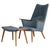 Set of Vintage Mama Bear Lounge Chair and Ottoman in Oak and Teak by Hans J. Wegner for A.P. Stolen, 1950s For Sale - Image 18 of 18