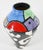 Romero Britto Vintage Hand-Painted Ceramic Art Pottery Vase Reminiscent of Styles From Mexican Art Pottery For Sale - Image 4 of 5
