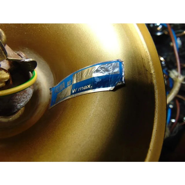 Mid-Century Modern Gilded Brass Chandelier by Christoph Palme for Palwa, 1960s For Sale - Image 3 of 12